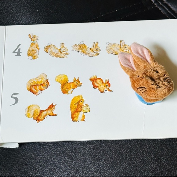 Peter Rabbit 🐰 Finger Puppet Book Baby Board Book - Picture 6 of 7